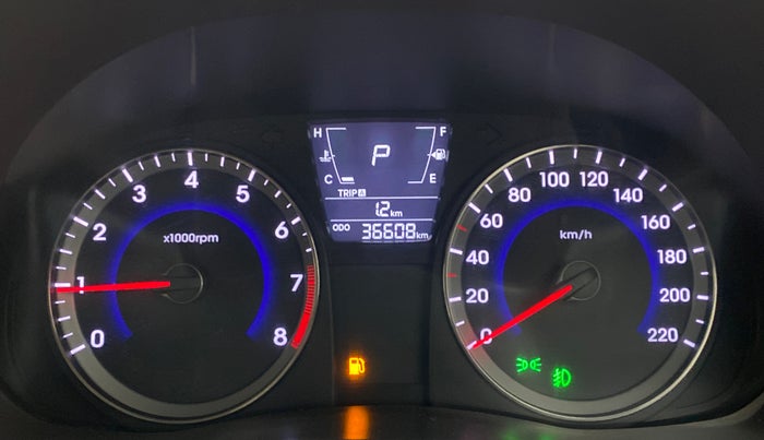 2014 Hyundai Verna FLUIDIC 1.6 VTVT SX AT, Petrol, Automatic, 36,649 km, Odometer Image