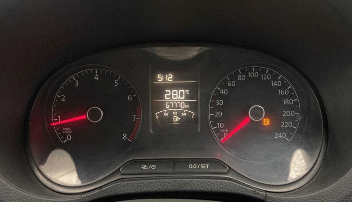 2017 Volkswagen Ameo TRENDLINE 1.2L, Petrol, Manual, 67,731 km, Odometer Image