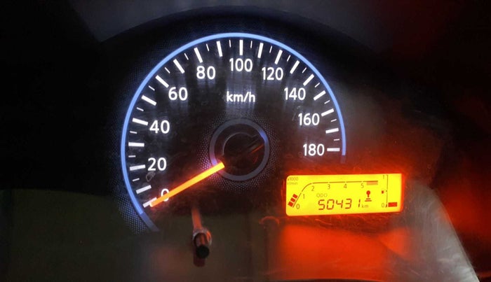 2018 Datsun Redi Go T (O), Petrol, Manual, 50,444 km, Odometer Image