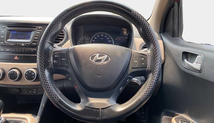 2015 Hyundai Grand i10 SPORTZ 1.2 KAPPA VTVT, Petrol, Manual, 87,658 km, Steering Wheel Close Up