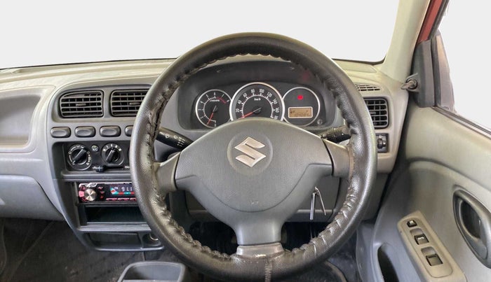 2011 Maruti Alto K10 VXI, Petrol, Manual, 1,04,052 km, Steering Wheel Close Up