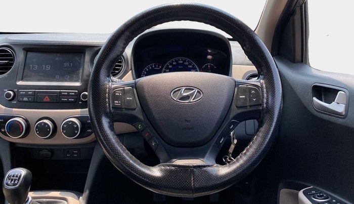 2019 Hyundai Grand i10 SPORTZ 1.2 KAPPA VTVT, Petrol, Manual, 40,566 km, Steering Wheel Close Up