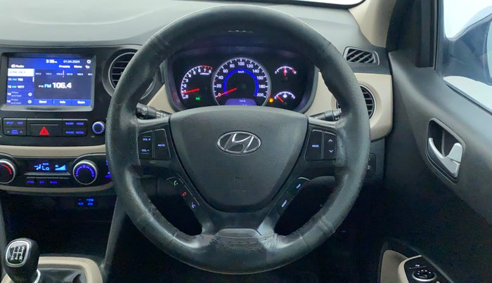 2019 Hyundai Grand i10 ASTA 1.2 KAPPA VTVT, Petrol, Manual, 36,459 km, Steering Wheel Close Up