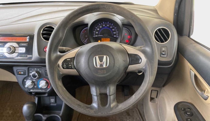 2014 Honda Brio VX AT, Petrol, Automatic, 36,343 km, Steering Wheel Close Up