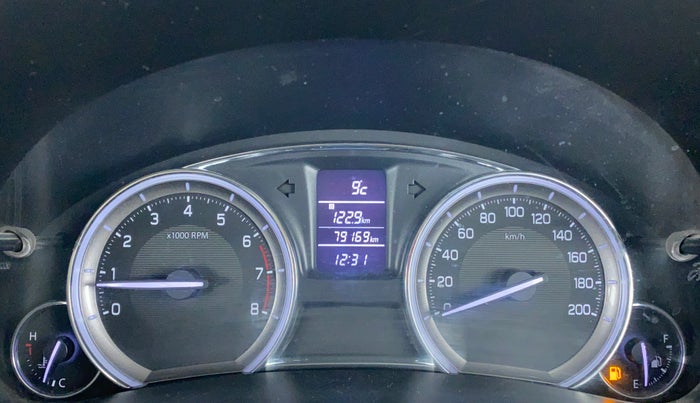 2017 Maruti Ciaz ALPHA 1.4 PETROL, Petrol, Manual, 79,277 km, Odometer Image