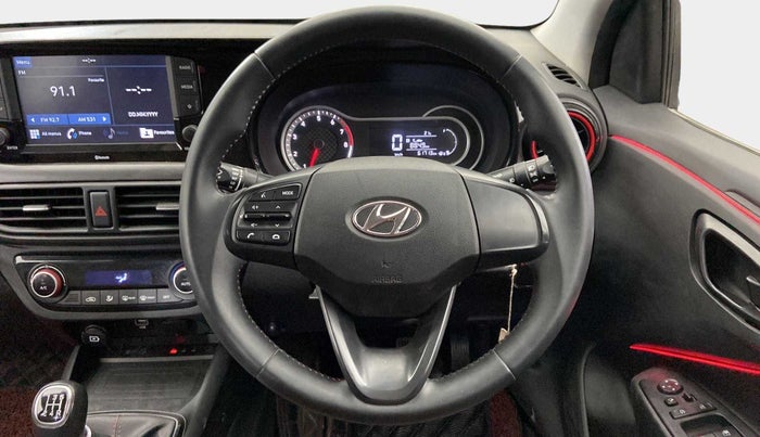 2020 Hyundai GRAND I10 NIOS SPORTZ 1.2 KAPPA VTVT DUAL TONE, Petrol, Manual, 61,789 km, Steering Wheel Close Up