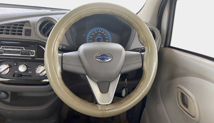 2016 Datsun Redi Go T (O), Petrol, Manual, 50,423 km, Steering Wheel Close Up