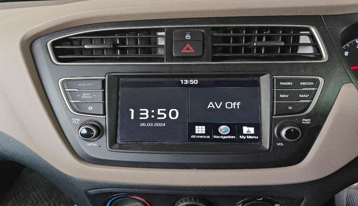 2019 Hyundai Elite i20 SPORTZ PLUS 1.2, Petrol, Manual, 29,592 km, Infotainment system - GPS Card not working/missing