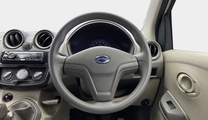2015 Datsun Go Plus T, Petrol, Manual, 36,852 km, Steering Wheel Close Up