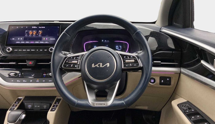 2022 KIA CARENS LUXURY PLUS 1.5 DIESEL AT 6 STR, Diesel, Automatic, 23,444 km, Steering Wheel Close Up