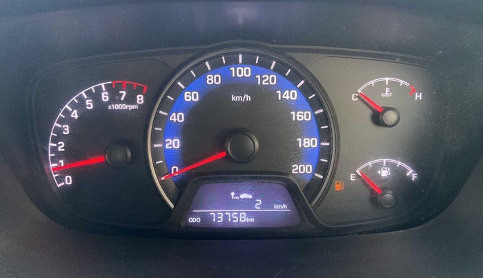 2015 Hyundai Xcent S (O) 1.2, Petrol, Manual, 73,759 km, Odometer Image