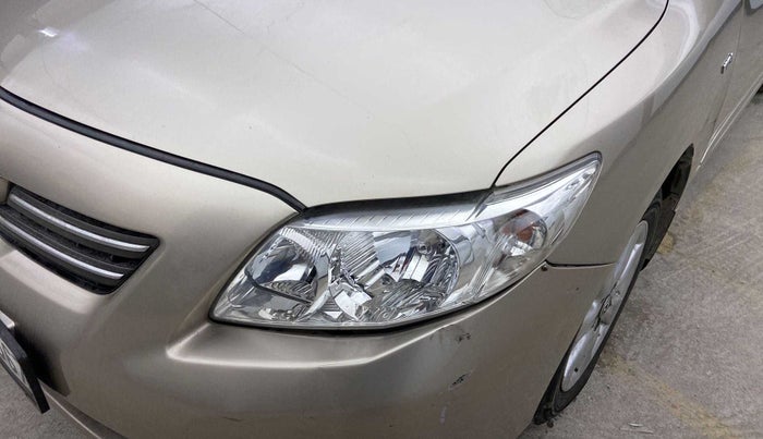 2011 Toyota Corolla Altis G PETROL, Petrol, Manual, 80,901 km, Left headlight - Minor scratches