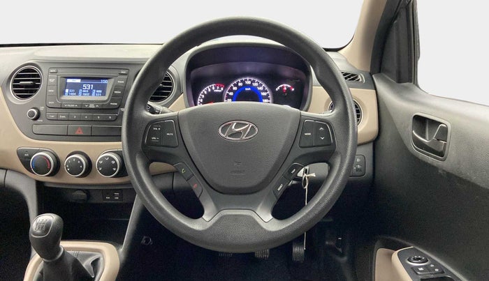 2018 Hyundai Grand i10 MAGNA 1.2 KAPPA VTVT, Petrol, Manual, 18,604 km, Steering Wheel Close Up