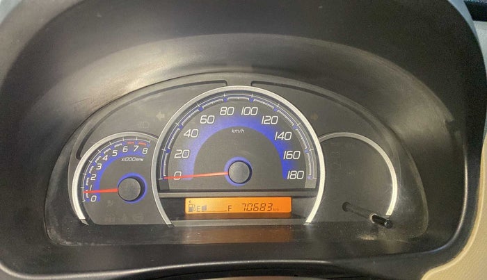 2018 Maruti Wagon R 1.0 VXI, Petrol, Manual, 70,676 km, Odometer Image