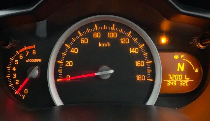 2015 Maruti Celerio ZXI AMT, Petrol, Automatic, 72,001 km, Odometer Image