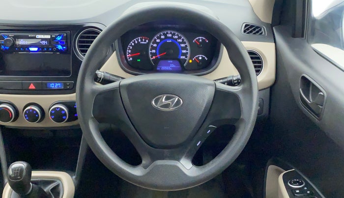 2016 Hyundai Grand i10 MAGNA 1.2 KAPPA VTVT, Petrol, Manual, 28,960 km, Steering Wheel Close Up
