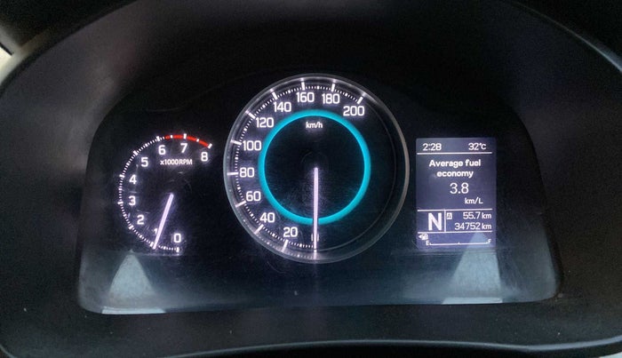2017 Maruti IGNIS ZETA 1.2 AMT, Petrol, Automatic, 34,749 km, Odometer Image