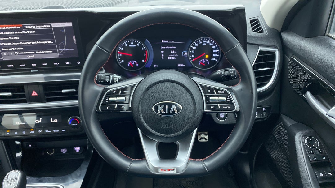 Steering Wheel Close Up