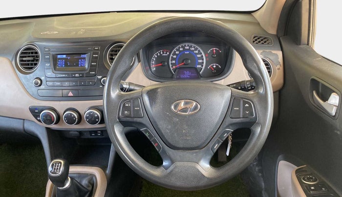 2016 Hyundai Grand i10 SPORTZ 1.2 KAPPA VTVT, Petrol, Manual, 65,236 km, Steering Wheel Close Up