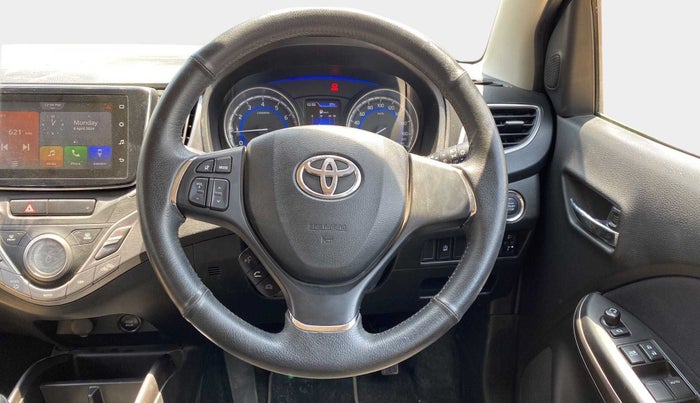 2019 Toyota Glanza G, Petrol, Manual, 10,034 km, Steering Wheel Close Up
