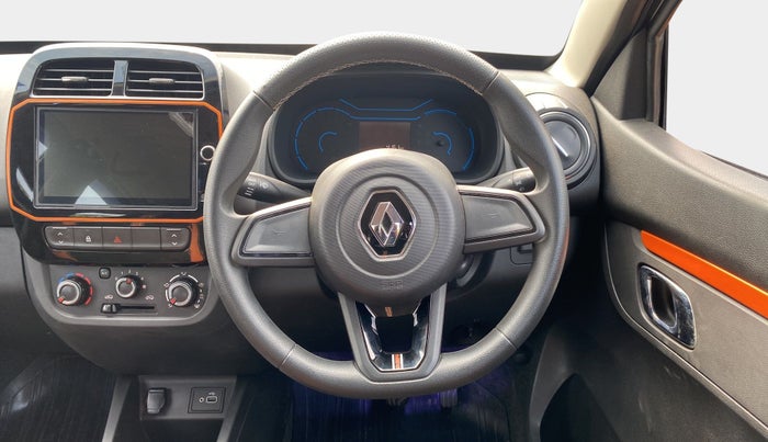 2020 Renault Kwid CLIMBER 1.0 AMT (O), Petrol, Automatic, 4,141 km, Steering Wheel Close Up