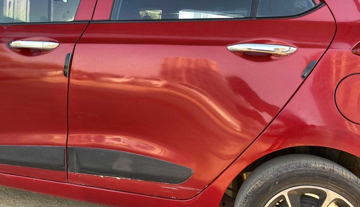 2018 Hyundai Grand i10 ASTA 1.2 KAPPA VTVT, Petrol, Manual, 72,958 km, Rear left door - Minor scratches