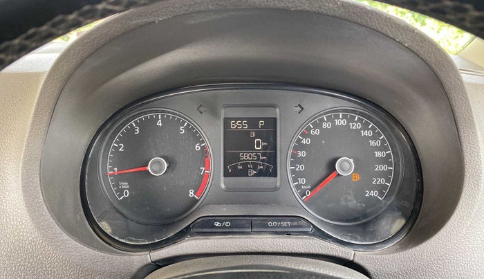 2015 Volkswagen Vento HIGHLINE PETROL AT, Petrol, Automatic, 58,015 km, Odometer Image