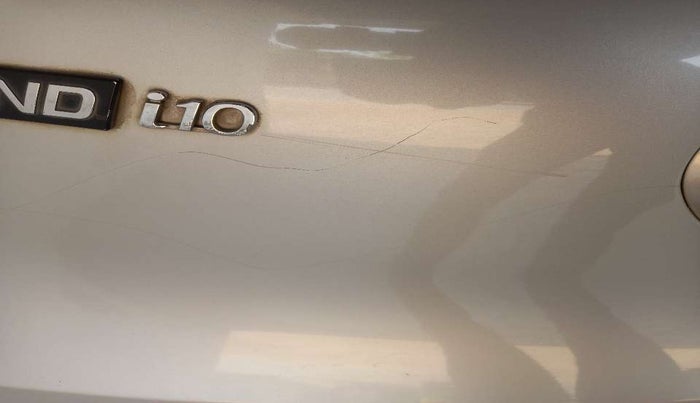 2016 Hyundai Grand i10 SPORTZ 1.2 KAPPA VTVT, Petrol, Manual, 65,120 km, Dicky (Boot door) - Minor scratches