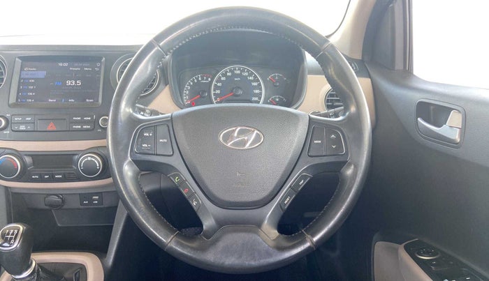 2018 Hyundai Grand i10 ASTA 1.2 KAPPA VTVT, Petrol, Manual, 77,513 km, Steering Wheel Close Up