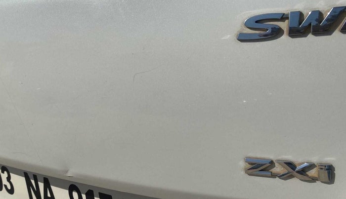 2017 Maruti Swift ZXI, Petrol, Manual, 57,560 km, Dicky (Boot door) - Minor scratches