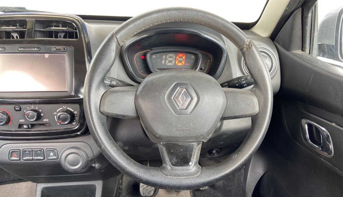 2018 Renault Kwid RXT 1.0 (O), Petrol, Manual, 43,590 km, Steering Wheel Close Up
