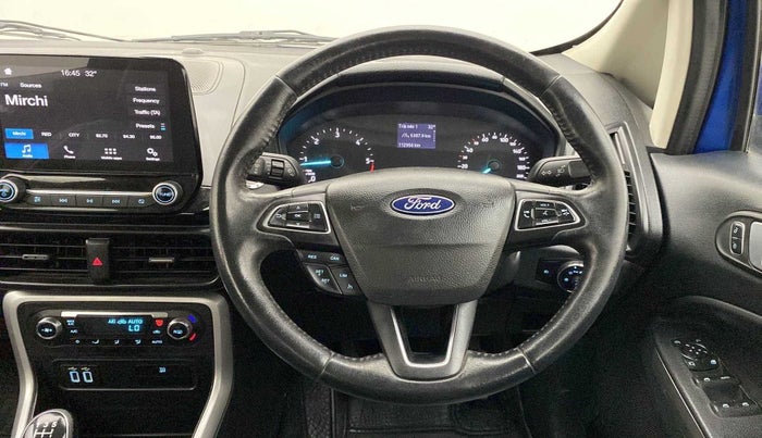 2018 Ford Ecosport TITANIUM + 1.5L DIESEL, Diesel, Manual, 1,12,956 km, Steering Wheel Close Up