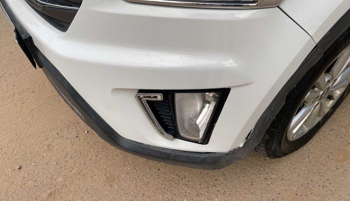 2015 Hyundai Creta SX PLUS AT 1.6 DIESEL, Diesel, Automatic, 84,351 km, Front bumper - Bumper cladding minor damage/missing