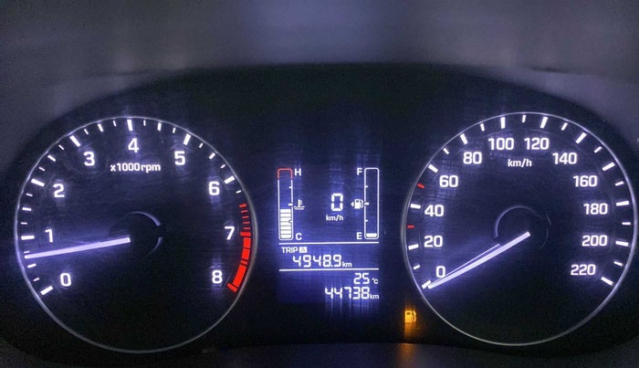 2017 Hyundai Creta SX PLUS 1.6 PETROL, Petrol, Manual, 44,738 km, Odometer Image
