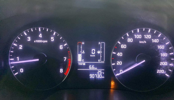 2016 Hyundai Creta S 1.6 PETROL, Petrol, Manual, 90,728 km, Odometer Image