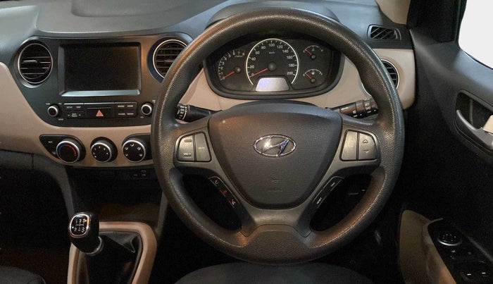 2017 Hyundai Grand i10 SPORTZ (O) 1.2 KAPPA VTVT, Petrol, Manual, 41,156 km, Steering Wheel Close Up