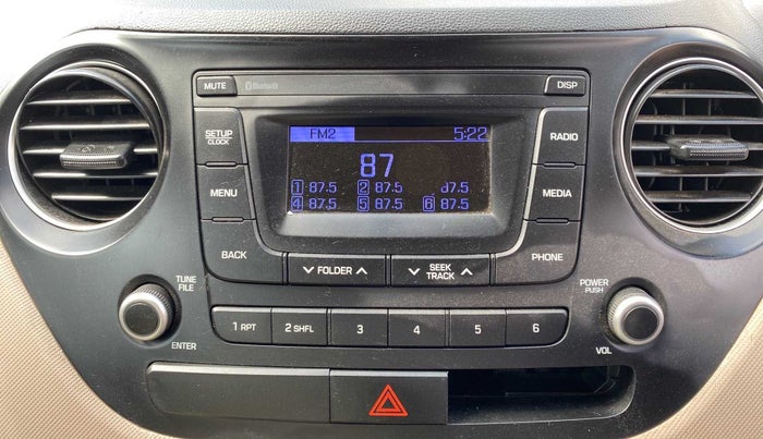 2018 Hyundai Grand i10 MAGNA 1.2 KAPPA VTVT, Petrol, Manual, 39,173 km, Infotainment system - AM/FM Radio - Not Working