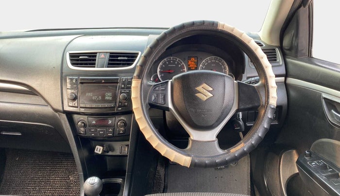 2014 Maruti Swift ZXI, Petrol, Manual, 50,224 km, Steering Wheel Close Up