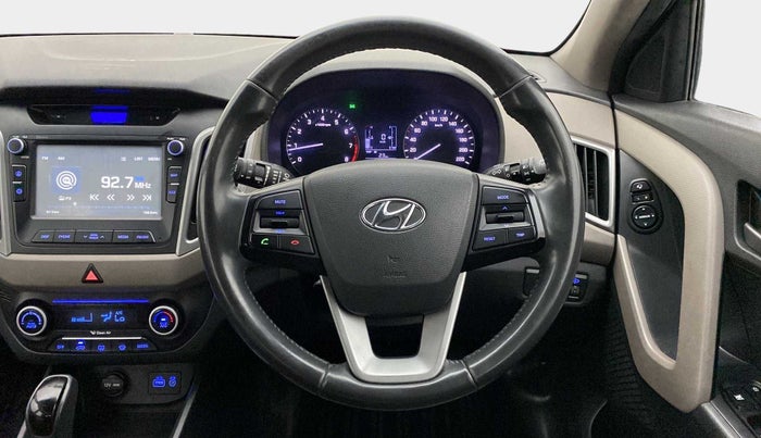 2016 Hyundai Creta SX PLUS AT 1.6 PETROL, Petrol, Automatic, 50,964 km, Steering Wheel Close Up