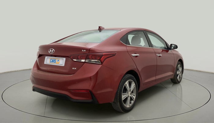 2018 Hyundai Verna 1.6 VTVT SX O, Petrol, Manual, 39,821 km, Right Back Diagonal