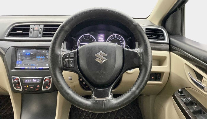 2015 Maruti Ciaz ZXI, Petrol, Manual, 51,023 km, Steering Wheel Close Up