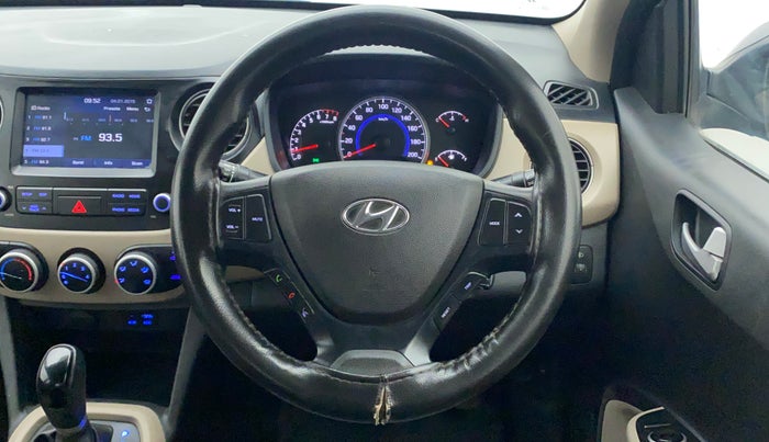 2018 Hyundai Grand i10 SPORTZ AT 1.2 KAPPA VTVT, Petrol, Automatic, 40,889 km, Steering Wheel Close Up