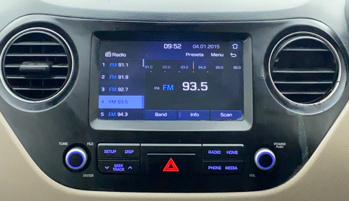 2018 Hyundai Grand i10 SPORTZ AT 1.2 KAPPA VTVT, Petrol, Automatic, 40,889 km, Infotainment System