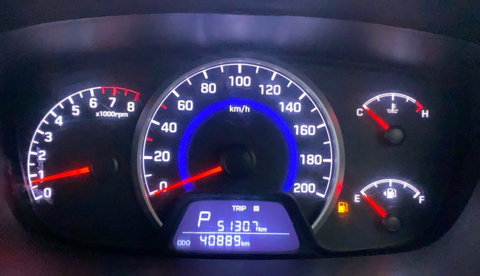 2018 Hyundai Grand i10 SPORTZ AT 1.2 KAPPA VTVT, Petrol, Automatic, 40,889 km, Odometer Image
