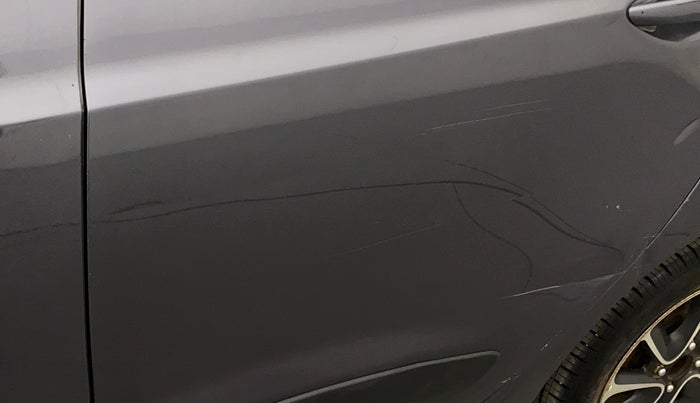 2018 Hyundai Grand i10 SPORTZ AT 1.2 KAPPA VTVT, Petrol, Automatic, 40,889 km, Rear left door - Minor scratches