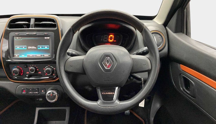 2019 Renault Kwid CLIMBER 1.0 AMT, Petrol, Automatic, 14,588 km, Steering Wheel Close Up