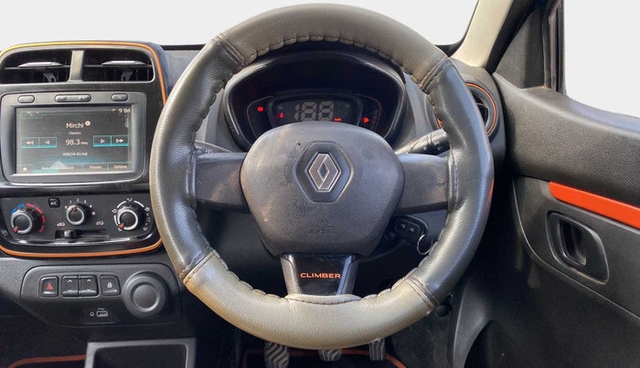 2019 Renault Kwid CLIMBER 1.0, Petrol, Manual, 27,220 km, Steering Wheel Close Up