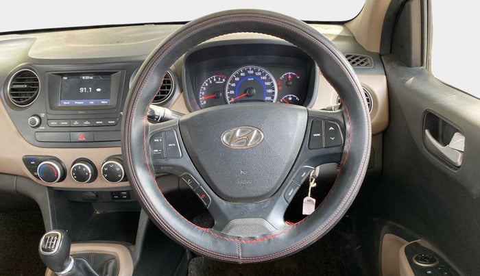 2017 Hyundai Grand i10 SPORTZ 1.2 KAPPA VTVT, Petrol, Manual, 56,663 km, Steering Wheel Close Up