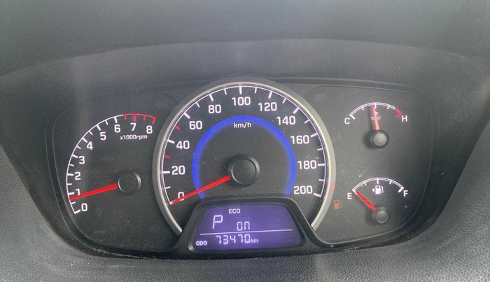 2017 Hyundai Grand i10 SPORTZ (O) AT 1.2 KAPPA VTVT, Petrol, Automatic, 73,453 km, Odometer Image