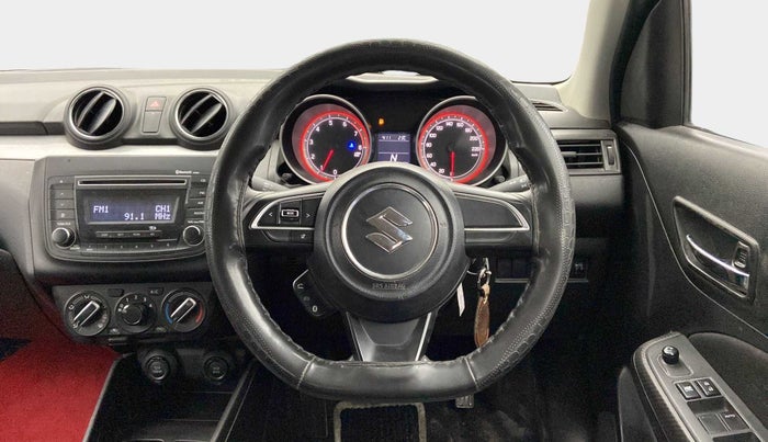 2021 Maruti Swift VXI AMT, Petrol, Automatic, 11,386 km, Steering Wheel Close Up
